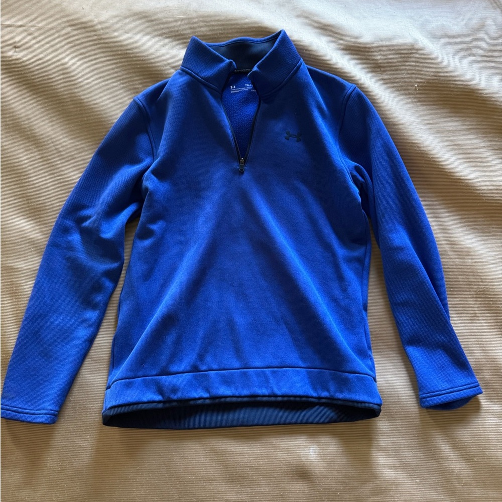 Under Armour Men's Royal Blue Zip-Up Sweater